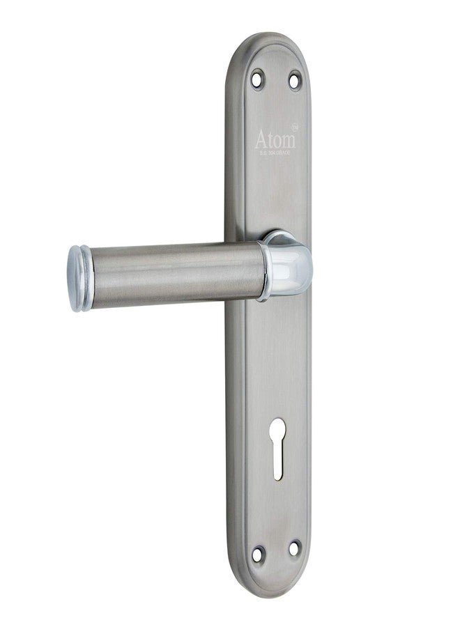 Atom Heavy Duty Mortise Door Lock for Bedroom, Living Room, Main Door, Silver Satin Finish | 3 Keys | 6 Lever Double Stage Lockset for House Hotel Office(FLORAKY) - Image 4